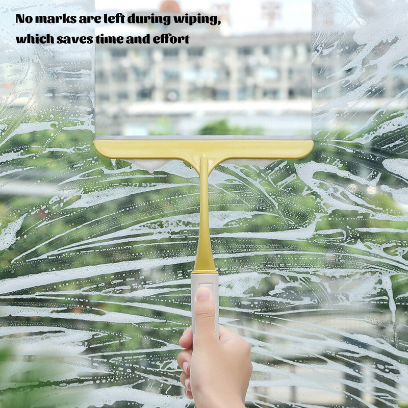 Üvegkaparó ablaktörlő ablaküveg tisztító szilikon lehúzó tisztító tükrökhöz zuhanyajtókhoz autóablakok tisztító eszköz
