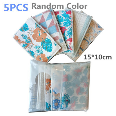 5 τμχ Σφουγγάρι κουζίνας μαγικό μαξιλάρι καθαρισμού μικροϊνών μαλακό πανί οικιακής χρήσης για σφουγγάρια πιάτων χωρίς γρατσουνιές 15*10cm