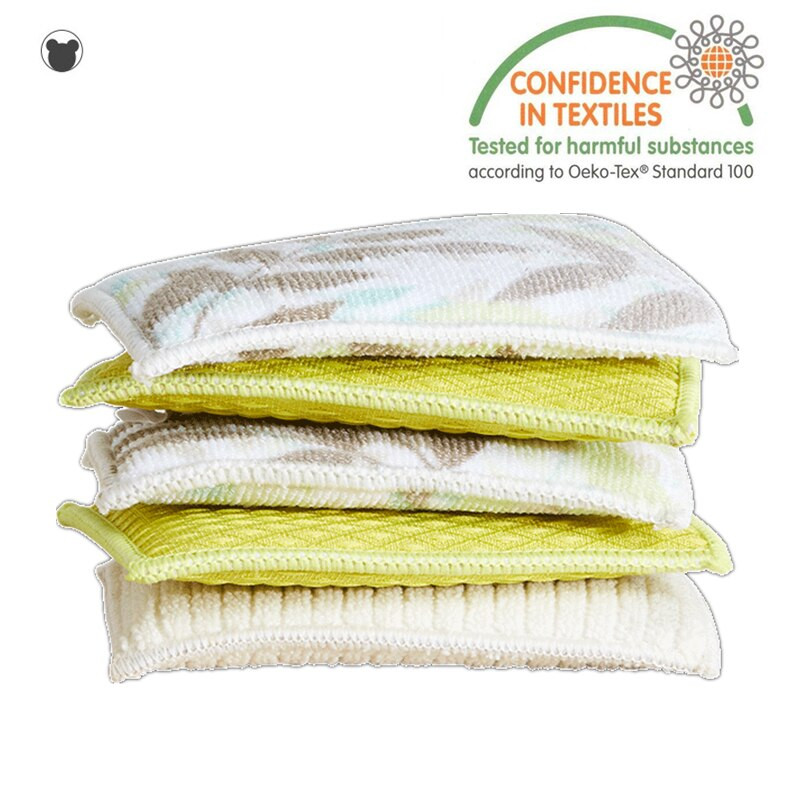 5 τμχ Σφουγγάρι κουζίνας μαγικό μαξιλάρι καθαρισμού μικροϊνών μαλακό πανί οικιακής χρήσης για σφουγγάρια πιάτων χωρίς γρατσουνιές 15*10cm