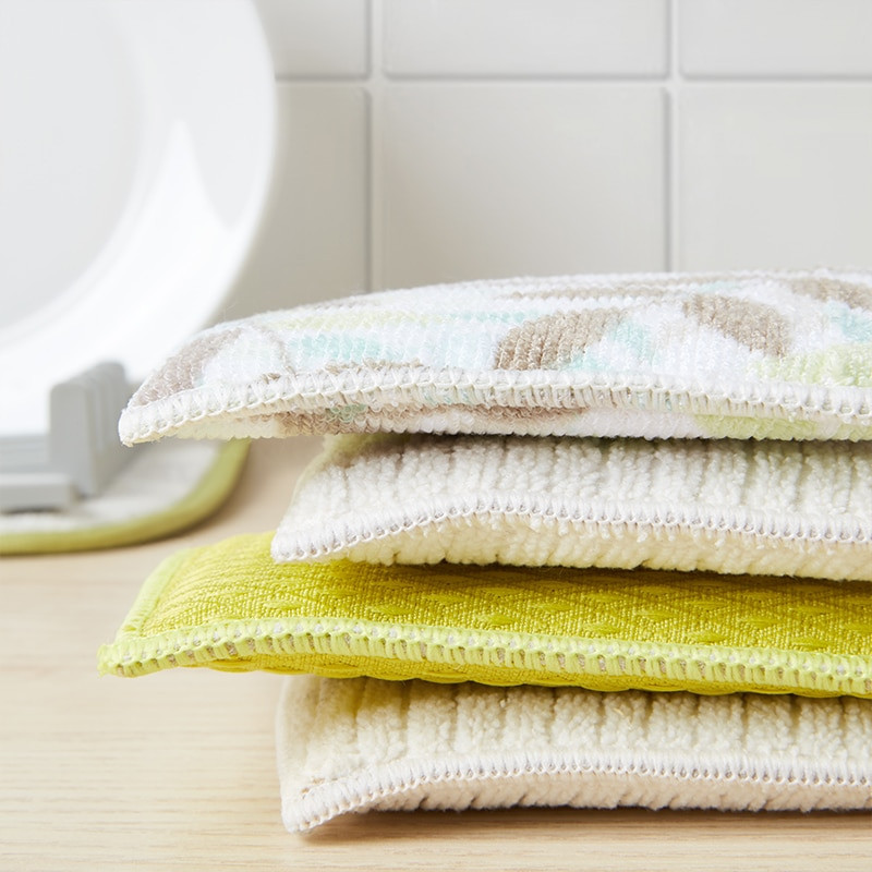 5 τμχ Σφουγγάρι κουζίνας μαγικό μαξιλάρι καθαρισμού μικροϊνών μαλακό πανί οικιακής χρήσης για σφουγγάρια πιάτων χωρίς γρατσουνιές 15*10cm