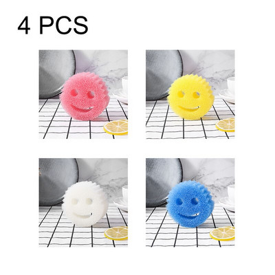 4PCS Creativity Magic Dishwashing Sponge Household Kitchen Bathroom Migic Cleaning Wipe Strong Scruing Pad Miracle Sponge Tools