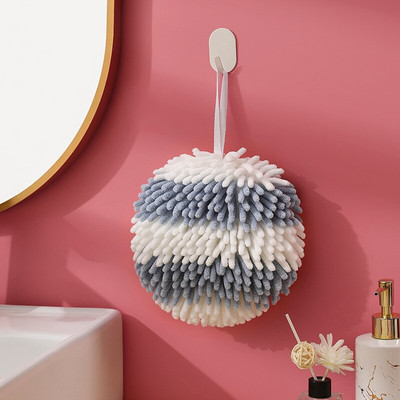 Curcubeu Prosoape de mână din chenille moale Detergent bucătărie, baie, microfibră, minge de curățare, uscare rapidă, cârpă absorbantă