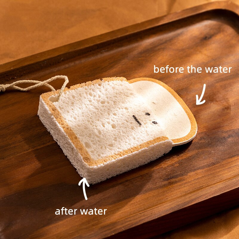 Bureți magici pentru bucătărie Scrub Gadgets pentru curățarea vaselor Produse de curățare pentru casă Accesorii drăguțe de bucătărie Forma prăjită