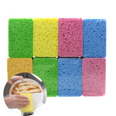 5 ΤΕΜ. Μαξιλαράκι καθαρισμού σφουγγαριού από ξύλο πολτού Πλύσιμο οικιακής χρήσης Μαξιλάρι απορρόφησης οικιακής χρήσης Magic Dish Πετσέτα Εργαλεία καθαρισμού πιάτων κουζίνας