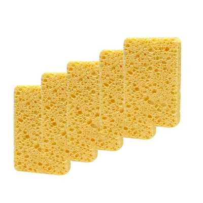 5 ΤΕΜ. Μαξιλαράκι καθαρισμού σφουγγαριού από ξύλο πολτού Πλύσιμο οικιακής χρήσης Μαξιλάρι απορρόφησης οικιακής χρήσης Magic Dish Πετσέτα Εργαλεία καθαρισμού πιάτων κουζίνας