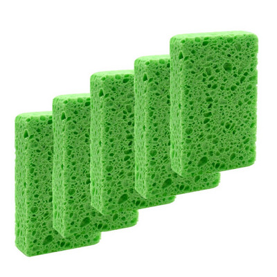 5 ΤΕΜ. Μαξιλαράκι καθαρισμού σφουγγαριού από ξύλο πολτού Πλύσιμο οικιακής χρήσης Μαξιλάρι απορρόφησης οικιακής χρήσης Magic Dish Πετσέτα Εργαλεία καθαρισμού πιάτων κουζίνας