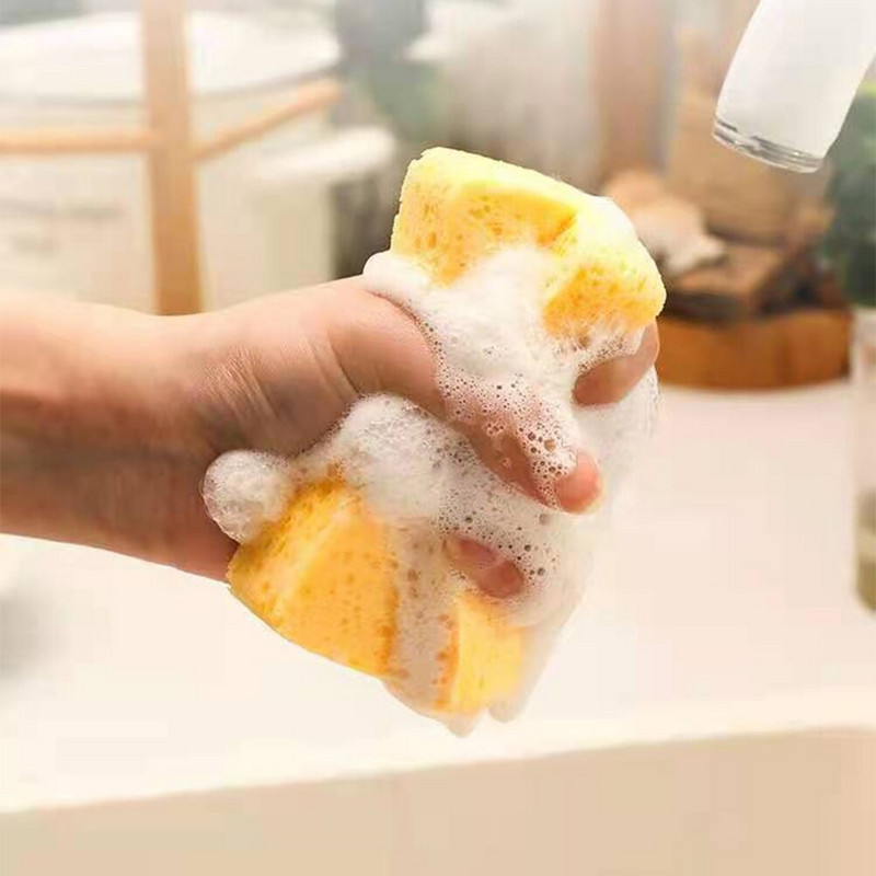 5 ΤΕΜ. Μαξιλαράκι καθαρισμού σφουγγαριού από ξύλο πολτού Πλύσιμο οικιακής χρήσης Μαξιλάρι απορρόφησης οικιακής χρήσης Magic Dish Πετσέτα Εργαλεία καθαρισμού πιάτων κουζίνας
