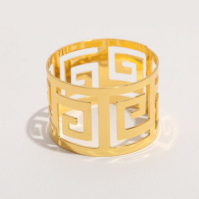 6 tk kuldne hõbedane salvräti rõngas õõnes paberist salvrätik pandlad salvrätiku hoidja sünnipäeva pulm jõulupeo kujundus õhtusöögilaud