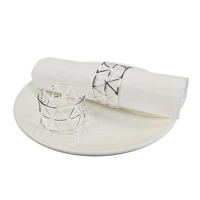 6 tk kuldne hõbedane salvräti rõngas õõnes paberist salvrätik pandlad salvrätiku hoidja sünnipäeva pulm jõulupeo kujundus õhtusöögilaud