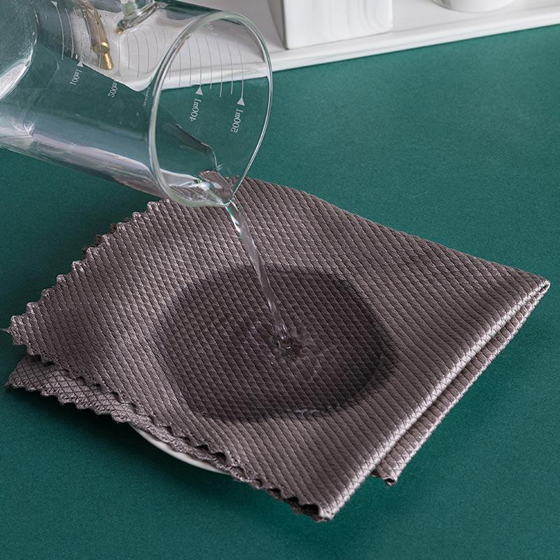 5 τεμάχια/σετ κουρέλια σκουπίσματος αντιλιπαντικών κουζίνας Αποτελεσματική ζυγαριά ψαριού Πανί καθαρισμού Πανί καθαρισμού Πετσέτα καθαρισμού πιάτων για το σπίτι