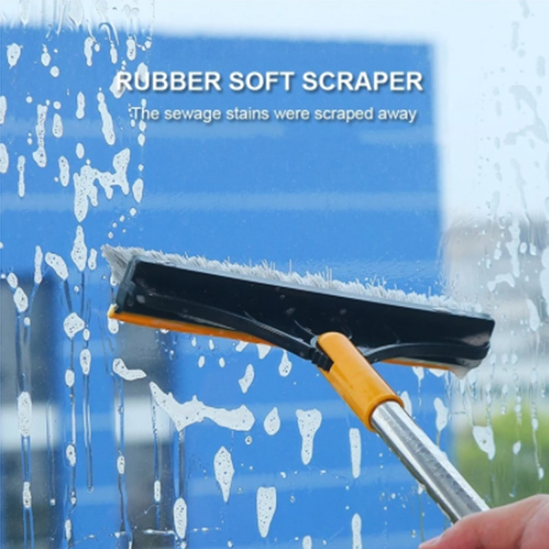 Reguleeritav 2-ühes põrandahari roostevabast metallist pika käepidemega puhasti Eemaldatav jäikade harjastega plaatide puhastuspilu surnud nurk