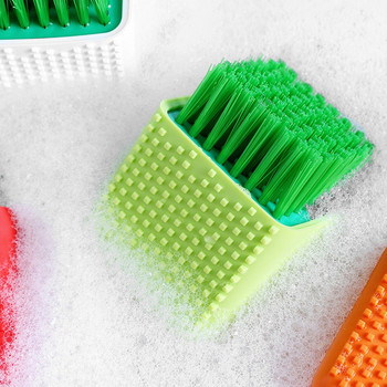 Βούρτσα καθαρισμού 1 τεμαχίου σιλικόνης Gadgets κουζίνας για πλύσιμο Pincel Πινέλο πιάτων Βούρτσες Εργαλεία καθαρισμού ρούχων
