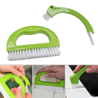 Βούρτσες πλακιδίων Grout Cleaner Joint Scrubber για Καθαρισμό Μπάνιου Κουζίνας Μπάνιου Μπάνιου Πολυλειτουργικές προμήθειες καθαρισμού σπιτιού 4τμχ