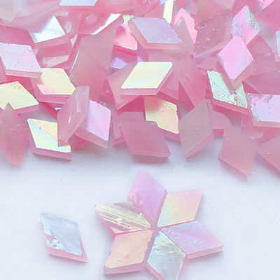 Mozaic din sticlă transparentă, 50 g, piesă de mozaic multicoloră, pietre pentru fabricarea de mozaicuri pentru artizanat, hobby, arte, decorarea peretelui acasă