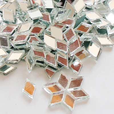 Mozaic din sticlă transparentă, 50 g, piesă de mozaic multicoloră, pietre pentru fabricarea de mozaicuri pentru artizanat, hobby, arte, decorarea peretelui acasă