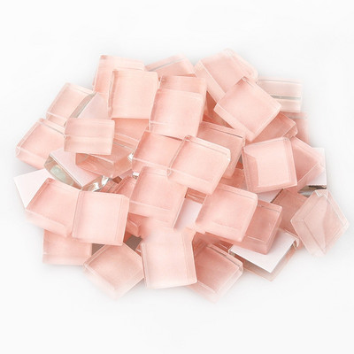 100 g staklenih mozaik pločica, šareni kvadratni materijal od 1 cm za izradu mozaika za djecu/djecu, višebojni opcijski DIY kamenčići za mozaik