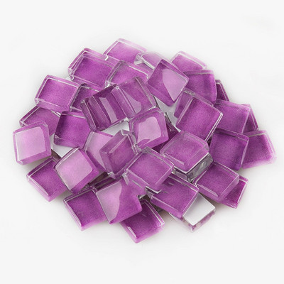 100 g staklenih mozaik pločica, šareni kvadratni materijal od 1 cm za izradu mozaika za djecu/djecu, višebojni opcijski DIY kamenčići za mozaik