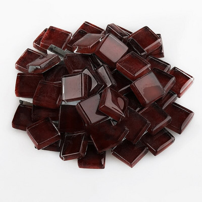 100 g staklenih mozaik pločica, šareni kvadratni materijal od 1 cm za izradu mozaika za djecu/djecu, višebojni opcijski DIY kamenčići za mozaik