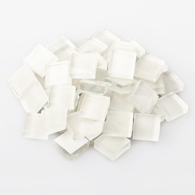 100 g staklenih mozaik pločica, šareni kvadratni materijal od 1 cm za izradu mozaika za djecu/djecu, višebojni opcijski DIY kamenčići za mozaik