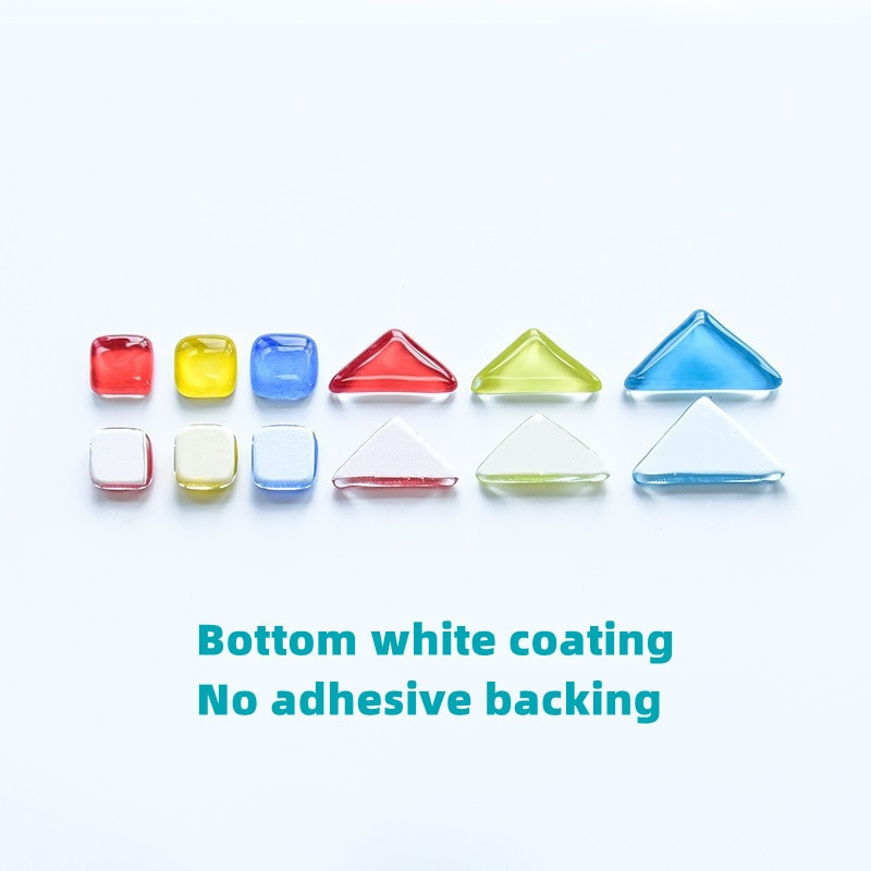 50 vnt. netaisyklingos formos mišraus krištolinio stiklo spalvingi mozaikiniai akmenys, pasidaryk pats, rankų darbo vaikų kūrybinių dekoravimo priedų lipdukas