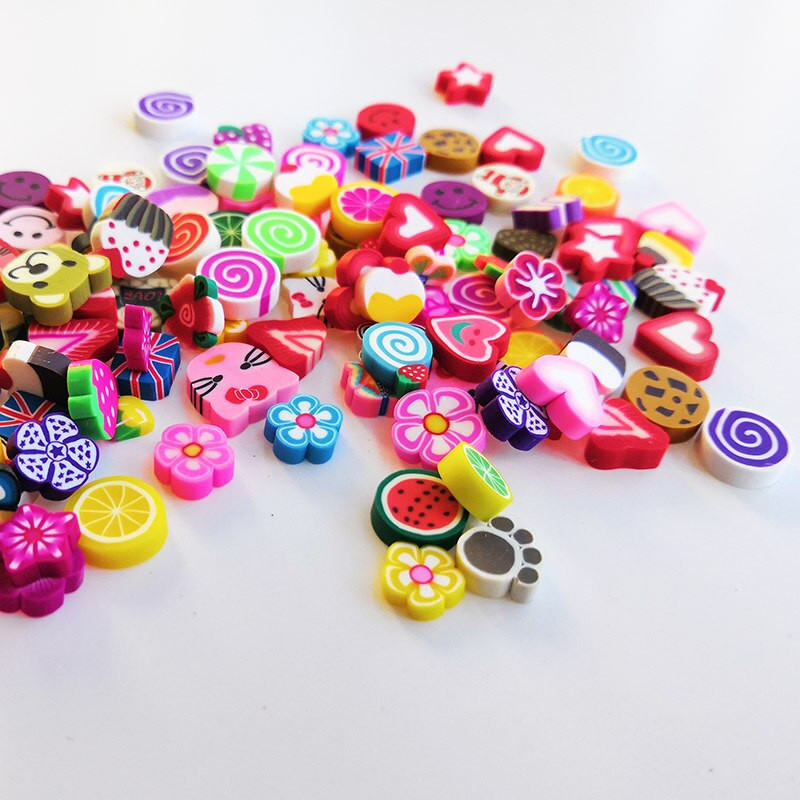 100 τμχ DIY Πολύχρωμο Υλικό Κατασκευής Μαλακών Περαμιών DIY Χόμπι Μωσαϊκά Υλικά χειροτεχνίας για Παιδιά/Παιδικά Αξεσουάρ Γέμισης