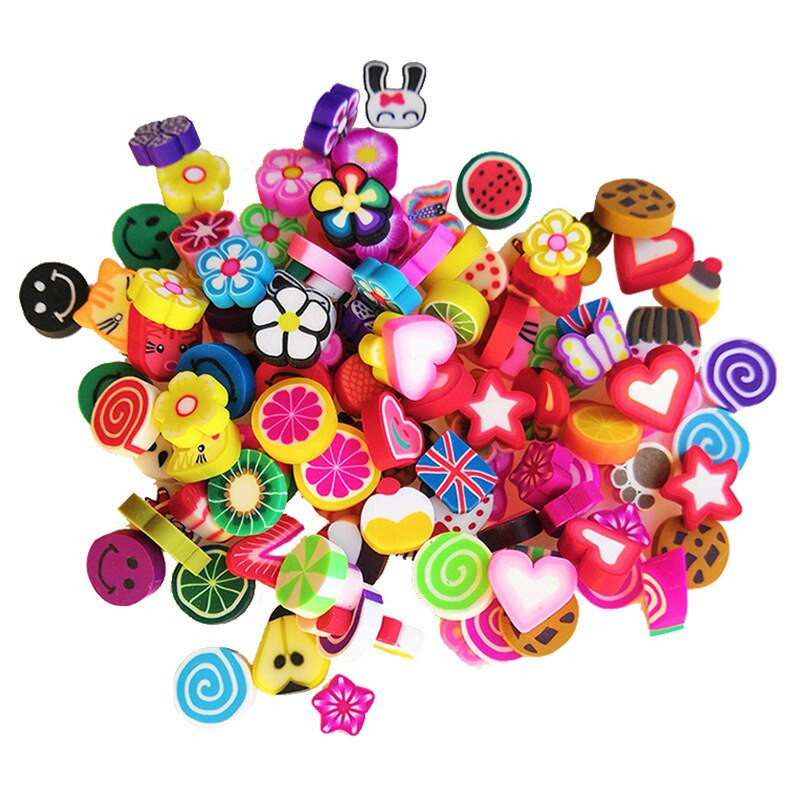 100 τμχ DIY Πολύχρωμο Υλικό Κατασκευής Μαλακών Περαμιών DIY Χόμπι Μωσαϊκά Υλικά χειροτεχνίας για Παιδιά/Παιδικά Αξεσουάρ Γέμισης