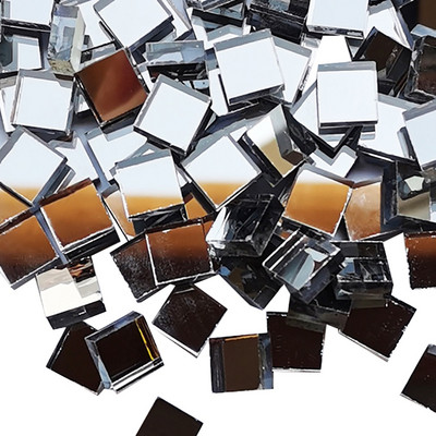 Caurspīdīgas kvadrātveida stikla kristāla mozaīkas flīzes amatniecībai DIY dimanta mozaīkas akmens dekorēšanai, radoši materiāli mozaīkas veidošanai