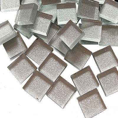 Caurspīdīgas kvadrātveida stikla kristāla mozaīkas flīzes amatniecībai DIY dimanta mozaīkas akmens dekorēšanai, radoši materiāli mozaīkas veidošanai