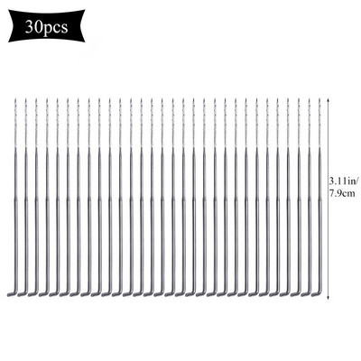 IMZAY Πολύχρωμο ξύλινο χερούλι με βελόνες τσόχας 3 μεγεθών Εργαλεία τσόχας 3 μεγεθών Κιτ εργαλείων τσόχα από μαλλί για αρχάριους