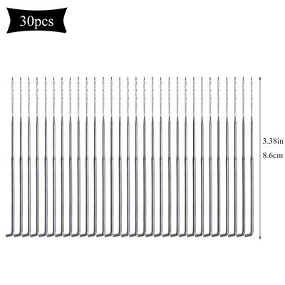 IMZAY Πολύχρωμο ξύλινο χερούλι με βελόνες τσόχας 3 μεγεθών Εργαλεία τσόχας 3 μεγεθών Κιτ εργαλείων τσόχα από μαλλί για αρχάριους