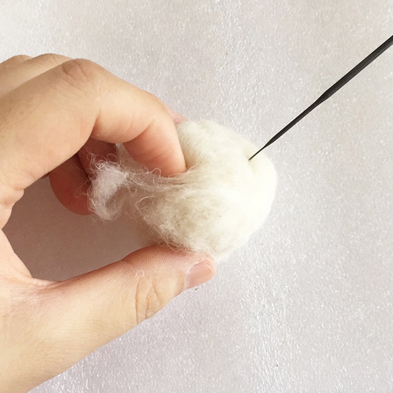 „Nonvor“ mielų gyvūnų vilnos vėlimo medžiagų paketas adatų vėlimo rinkinys Rankdarbiai nebaigti „pasidaryk pats“ vilnos veltinio rankų darbo įrankiai