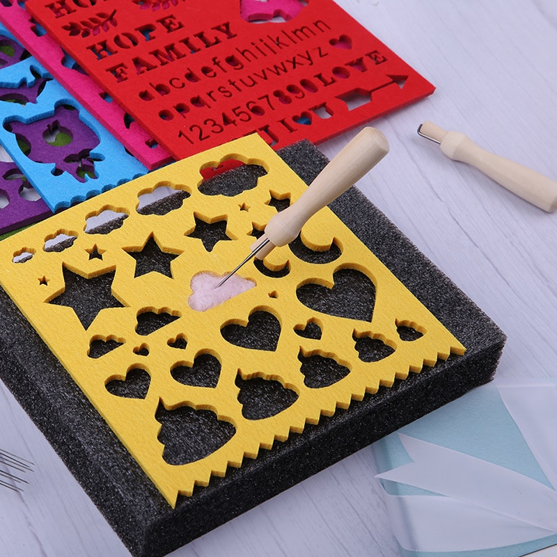 1 tk villavildist töömatt Kodu Aksessuaarid Täppisteppimine Õmblusmatt Nõelviltimise Tööriistad Villaviltimise tööriista jaoks