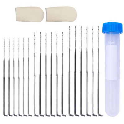 MIUSIE 15/18/30 ks farebné ihly na plstenie vlny, sada 3 veľkostí s chráničmi prstov, farebná drevená rukoväť, nástroj na výrobu vlnenej plsti pre domácich majstrov