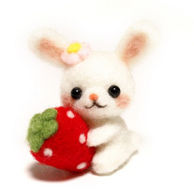 Fenrry Christmas Ζωικό μαλλί τσόχα Υλικό Πακέτο Σετ εκκίνησης βελόνας τσόχα για χειροποίητα παιχνίδια μη τελειωμένα χειροτεχνήματα DIY