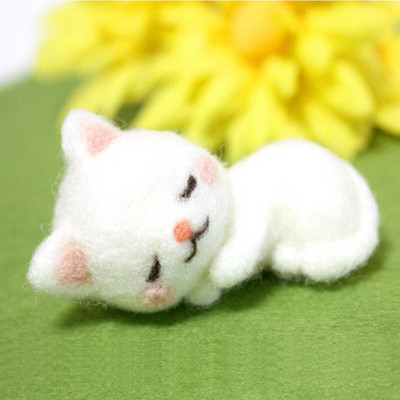 Fenrry Christmas Ζωικό μαλλί τσόχα Υλικό Πακέτο Σετ εκκίνησης βελόνας τσόχα για χειροποίητα παιχνίδια μη τελειωμένα χειροτεχνήματα DIY