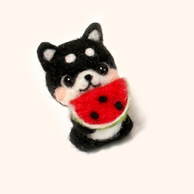 Fenrry Christmas Ζωικό μαλλί τσόχα Υλικό Πακέτο Σετ εκκίνησης βελόνας τσόχα για χειροποίητα παιχνίδια μη τελειωμένα χειροτεχνήματα DIY