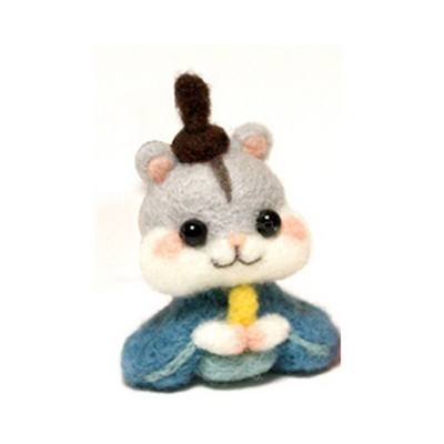 Fenrry Christmas Ζωικό μαλλί τσόχα Υλικό Πακέτο Σετ εκκίνησης βελόνας τσόχα για χειροποίητα παιχνίδια μη τελειωμένα χειροτεχνήματα DIY