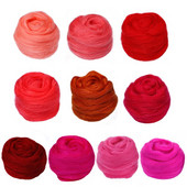 Nonvor 5g Red Serise vilna adatiniam vėlimui Veltinis amatų žaislai vėlimas vilna „pasidaryk pats“ rankų darbo vėlimas adatų amatų medžiagos Priedai