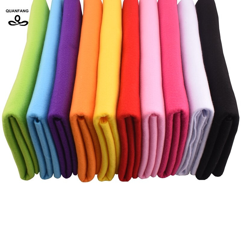 Neaustinis veltinio audinys, 2 mm storio poliesteris, minkštas namų dekoravimo raštas, „pasidaryk pats“ rinkinys, skirtas lėlių siuvimui, rankdarbiams 45x90 cm