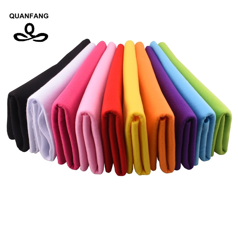 Neaustinis veltinio audinys, 2 mm storio poliesteris, minkštas namų dekoravimo raštas, „pasidaryk pats“ rinkinys, skirtas lėlių siuvimui, rankdarbiams 45x90 cm