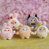 Plišana lutka Diy Poke Zabavni parovi Crtani filmovi od filca od vune Ručno izrađen materijal za parove Paket za rođendanski poklon Ukras Dekoracija Poklon nakit