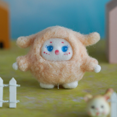 Plišana lutka Diy Poke Zabavni parovi Crtani filmovi od filca od vune Ručno izrađen materijal za parove Paket za rođendanski poklon Ukras Dekoracija Poklon nakit