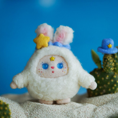 Plišana lutka Diy Poke Zabavni parovi Crtani filmovi od filca od vune Ručno izrađen materijal za parove Paket za rođendanski poklon Ukras Dekoracija Poklon nakit