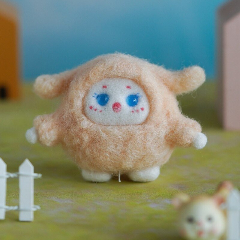 Plišana lutka Diy Poke Zabavni parovi Crtani filmovi od filca od vune Ručno izrađen materijal za parove Paket za rođendanski poklon Ukras Dekoracija Poklon nakit