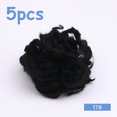 TLKKUE 5 τμχ 10 γρ. Κάθε σγουρή ίνα αλπακά για μάλλινη τσόχα DIY τσόχα βελόνας Roving για κανίς/μπισόν και τσόχα προβάτου για τσόχα