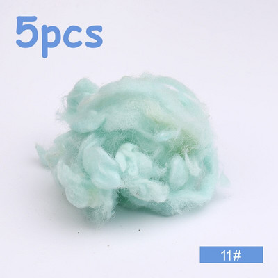 TLKKUE 5 τμχ 10 γρ. Κάθε σγουρή ίνα αλπακά για μάλλινη τσόχα DIY τσόχα βελόνας Roving για κανίς/μπισόν και τσόχα προβάτου για τσόχα