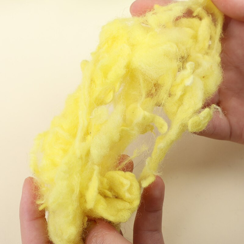 TLKKUE 5 τμχ 10 γρ. Κάθε σγουρή ίνα αλπακά για μάλλινη τσόχα DIY τσόχα βελόνας Roving για κανίς/μπισόν και τσόχα προβάτου για τσόχα