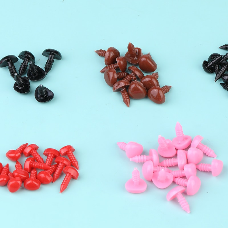 TLKKUE 100/200 τμχ Πλαστικά μάτια ματιών Παιχνίδι Ασφαλείας Μάτια για Γεμιστά Ζώα Κιτ βελόνας με τσόχα μάτια για κατασκευή κούκλων DIY