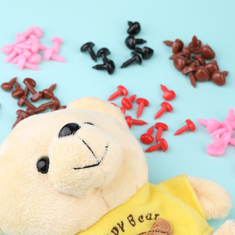 TLKKUE 100/200 τμχ Πλαστικά μάτια ματιών Παιχνίδι Ασφαλείας Μάτια για Γεμιστά Ζώα Κιτ βελόνας με τσόχα μάτια για κατασκευή κούκλων DIY