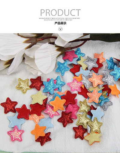 50tk 25mm viltkangas särav täht kaunistused reljeefne plaaster aplikatsioonid käsitöö kodu jõulupuu kaunistused kaunistused